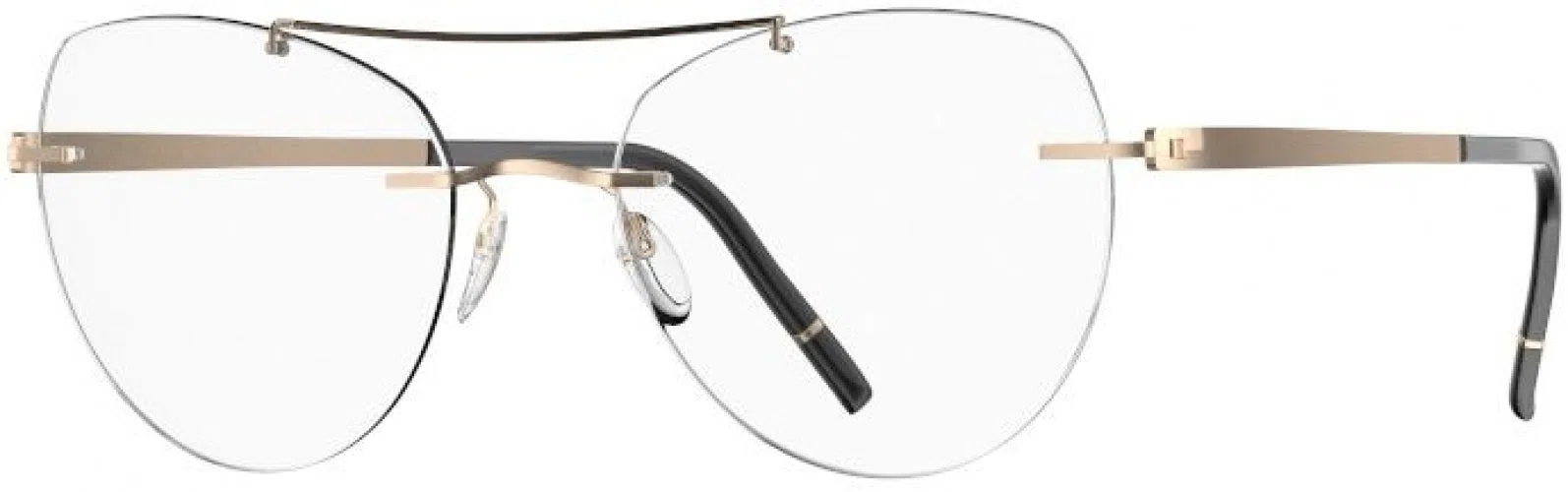 Silhouette Momentum Aurum Demo Rimless 5564 Eyeglasses - view 7